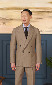 Wheat Double Breasted Suit