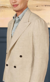 Natural Double Breasted Suit