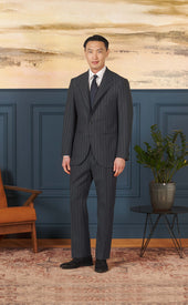 Gray Chalk Stripe Neo 3 Suit