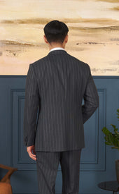 Gray Chalk Stripe Neo 3 Suit