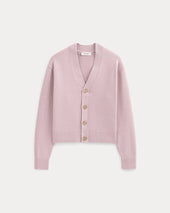 Cropped Cardigan In Everyday Cotton Burnished Lilac