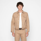 Denim Jacket - Selvedge Slacks Beige