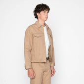 Denim Jacket - Selvedge Slacks Beige