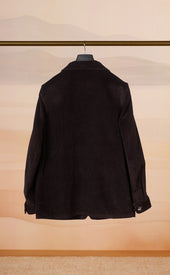 Dark Brown Corduroy Chore Coat