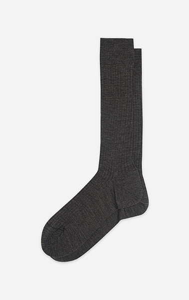 Char Melange Rib Knit Dress Sock