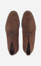Snuff Brown Suede Unlined Chukka