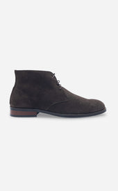 Brown Suede Unlined Chukka