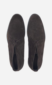 Brown Suede Unlined Chukka