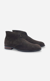 Brown Suede Unlined Chukka