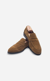 Suede Unlined Loafers