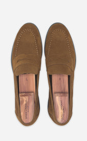 Suede Unlined Loafers