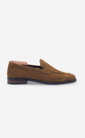 Suede Unlined Loafers