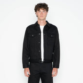 Denim Jacket - Solid Black Selvedge
