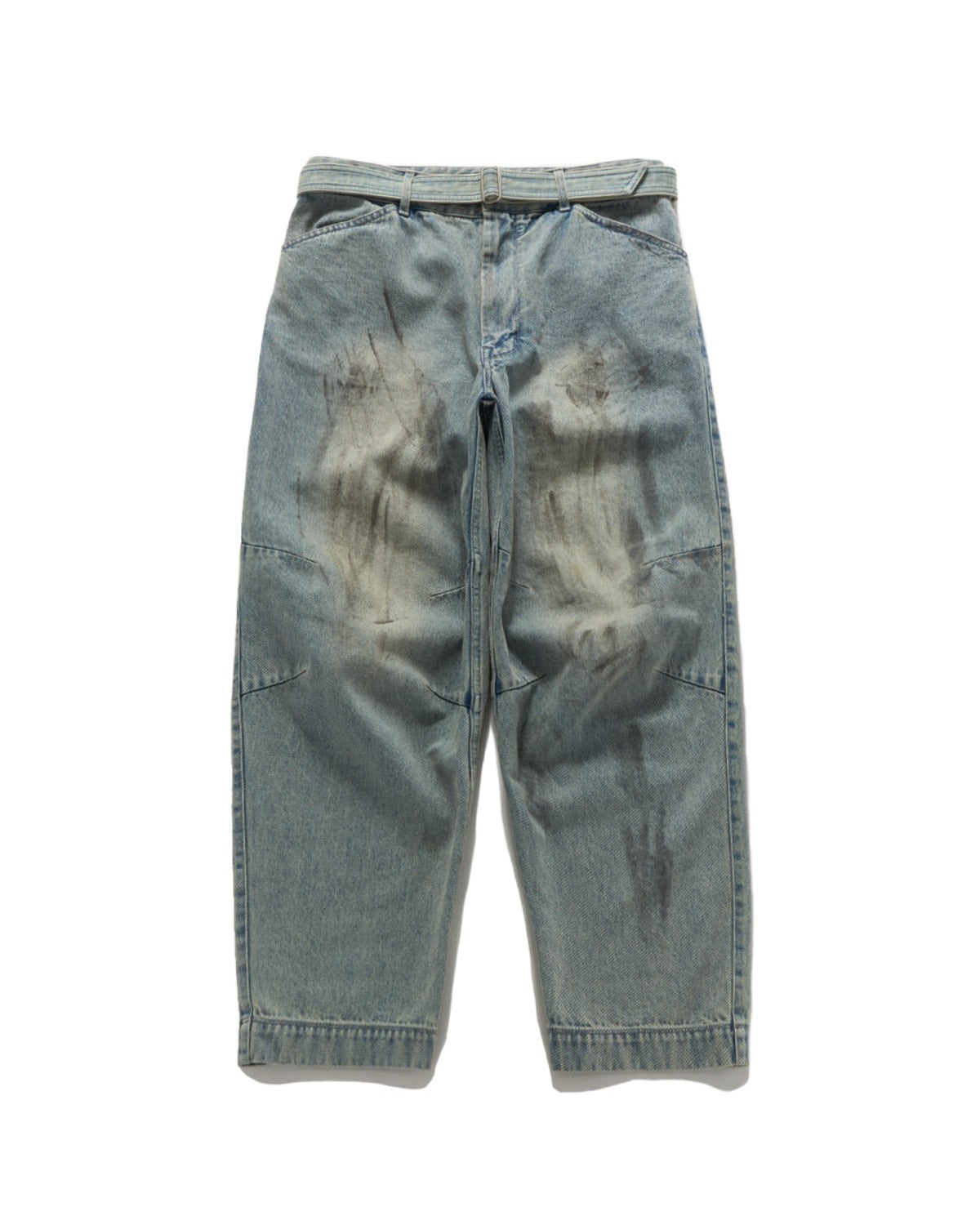 Curve Knee Belted Pants Dust
