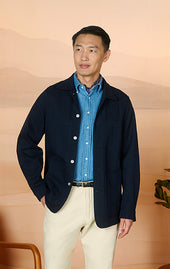 Navy - Heavy Twill Chore Coat