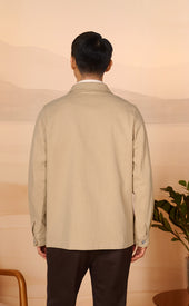 Wheat Linen Cotton Chore Coat