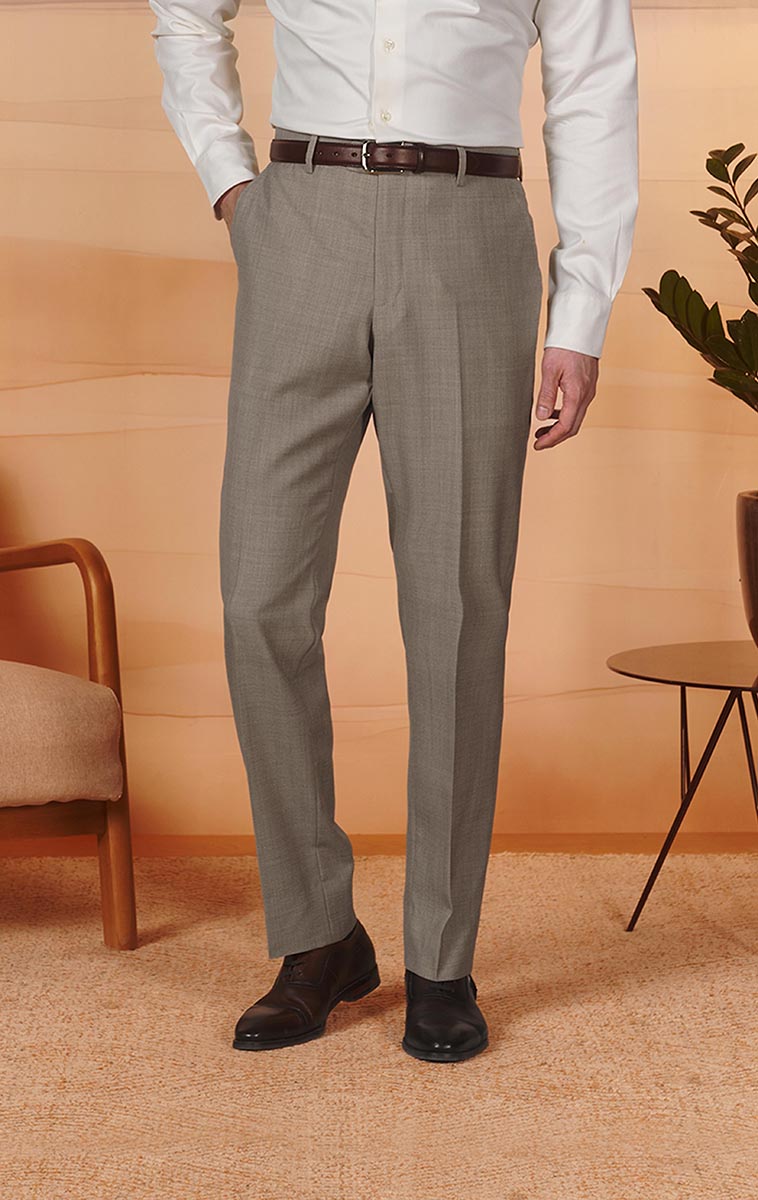 Light Brown Tropical Ellis Trousers