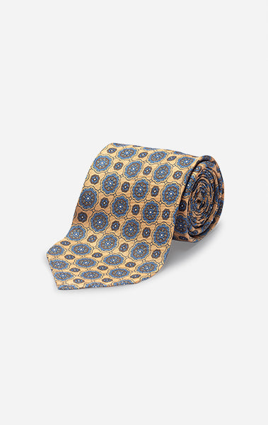 Yellow & Blue - Untipped Tie