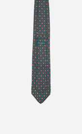 Green Red Untipped Tie