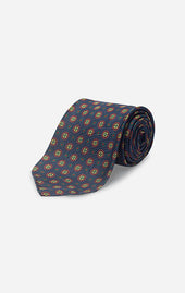 Navy & Red - Untipped Tie