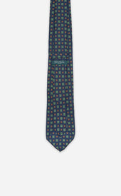 Green Orange Untipped Tie