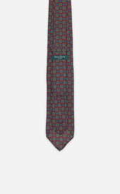 Green Blue Untipped Tie