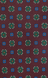 Green Blue Untipped Tie