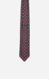 Red Blue Untipped Tie