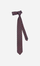 Red Blue Untipped Tie