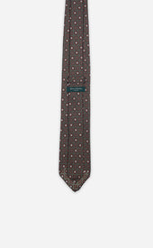 Brown Untipped Tie