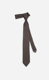Brown Untipped Tie