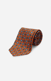 Orange & Blue - Untipped Tie