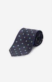 Purple & Teal - Untipped Tie