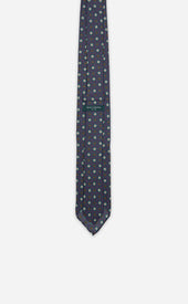 Purple Teal Untipped Tie