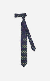Purple Teal Untipped Tie