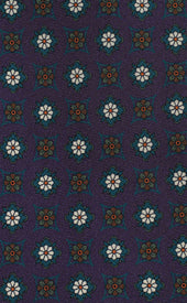 Purple Teal Untipped Tie
