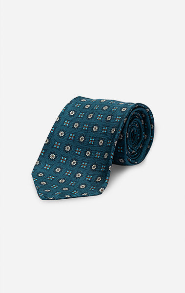 Blue & Navy - Untipped Tie