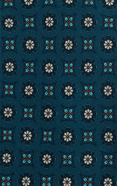 Navy Untipped Tie