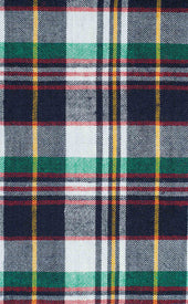 Yellow White Button Down Collar Highland Madras Sportshirt