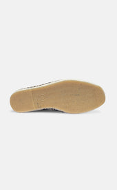 Dark Brown Canvas Espadrille Shoes