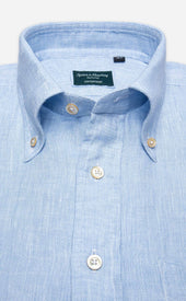Light Button Down Collar Linen