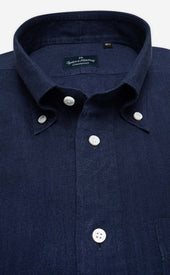 Button Down Collar Linen