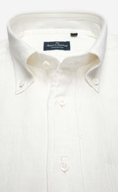 Button Down Collar Linen