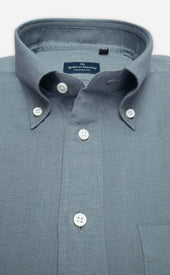 Button Down Collar Cotton Linen