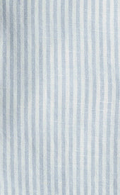 Light Stripe Band Collar Linen Cotton