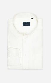 Band Collar Linen