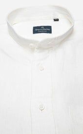 Band Collar Linen