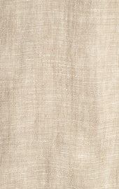 Natural Button Down Collar Linen
