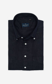 Button Down Collar Linen