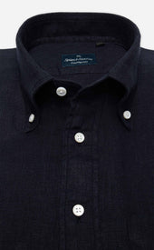 Button Down Collar Linen